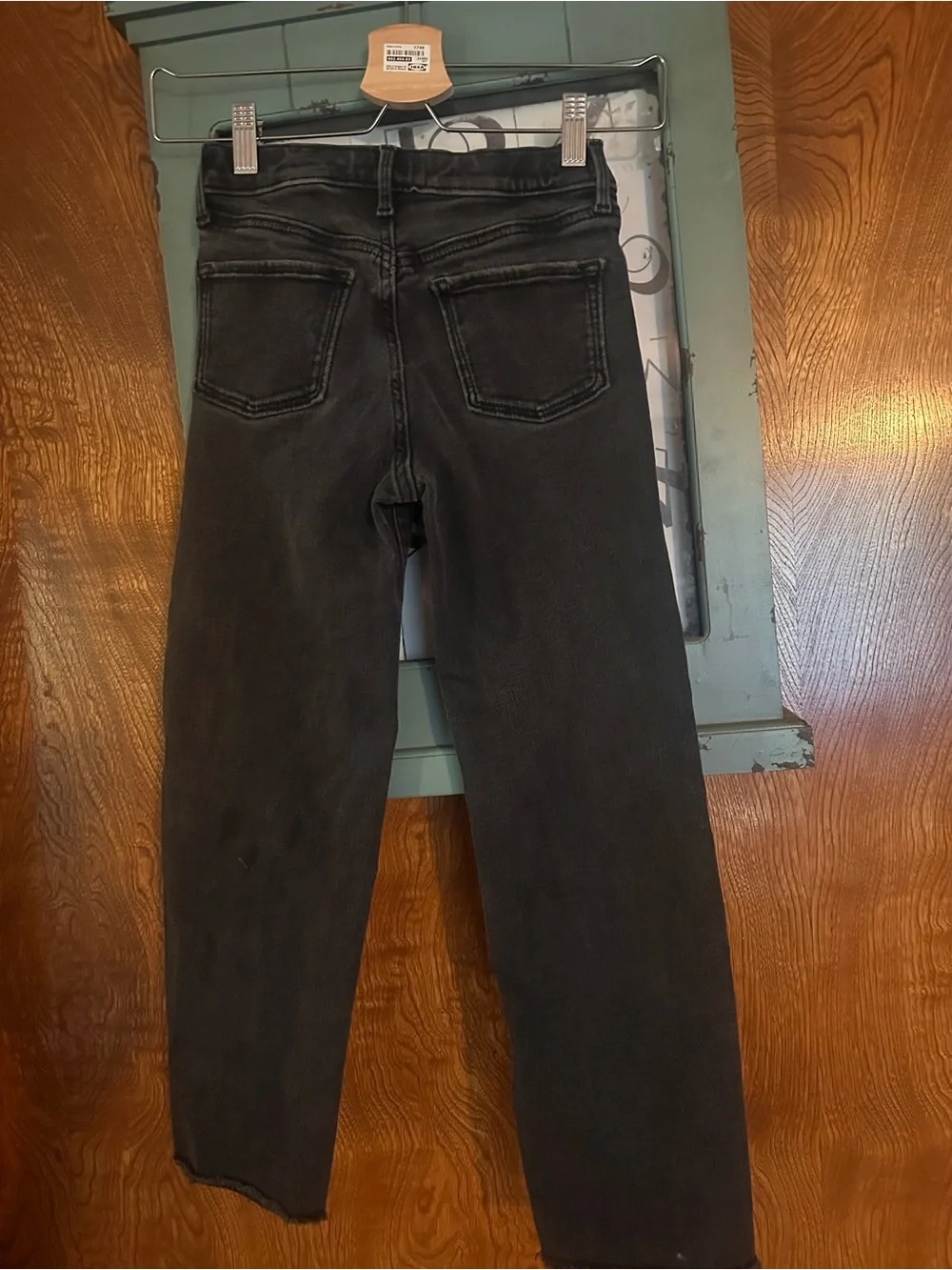 Old Navy Black Straight-Leg Jeans
